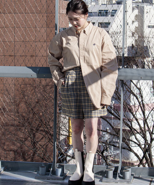 BEVERLY HILLS POLO CLUB（ビバリーヒルズポロクラブ）の「【BEVERLY HILLS POLO CLUB/ビバリーヒルズポロクラブ】ビッグB.Dシャツ（シャツ/ブラウス・メンズ・ホワイト/ライトブルー/ブラック/ベージュ/グリーン・MEDIUM/LARGE/X-LARGE）」の20枚目の写真