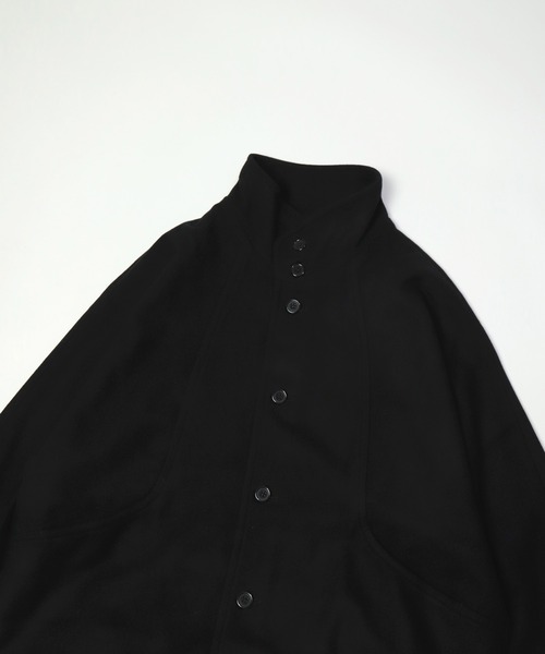 BASISBROEK（バシスブルック）の「[ BASISBROEK ] GREAT　メルトンウールオーバーロングコート（チェスターコート・レディース・ブラウン/ブラック/オリーブ/ベージュ・1）」の22枚目の写真