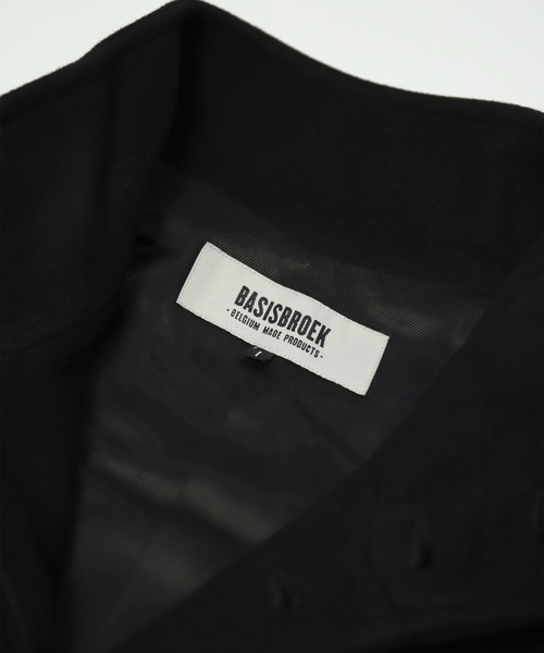 BASISBROEK（バシスブルック）の「[ BASISBROEK ] GREAT　メルトンウールオーバーロングコート（チェスターコート・レディース・ブラウン/ブラック/オリーブ/ベージュ・1）」の20枚目の写真