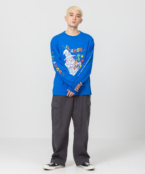 XLARGE（エクストララージ）の「VEGATABLE L/S TEE（Tシャツ/カットソー・メンズ・ホワイト/ブラック/ブルー・S/M/L/XL）」の15枚目の写真