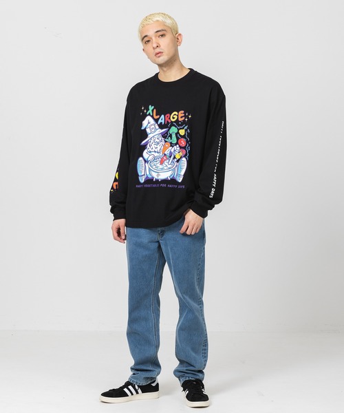 XLARGE（エクストララージ）の「VEGATABLE L/S TEE（Tシャツ/カットソー・メンズ・ホワイト/ブラック/ブルー・S/M/L/XL）」の16枚目の写真