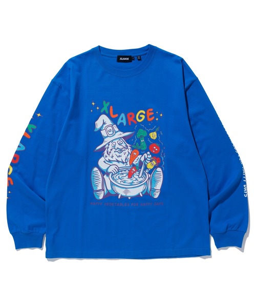 XLARGE（エクストララージ）の「VEGATABLE L/S TEE（Tシャツ/カットソー・メンズ・ホワイト/ブラック/ブルー・S/M/L/XL）」の18枚目の写真