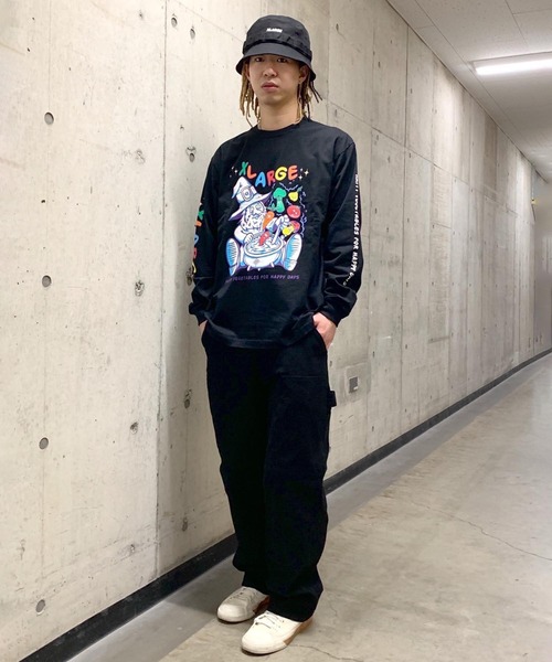 XLARGE（エクストララージ）の「VEGATABLE L/S TEE（Tシャツ/カットソー・メンズ・ホワイト/ブラック/ブルー・S/M/L/XL）」の21枚目の写真