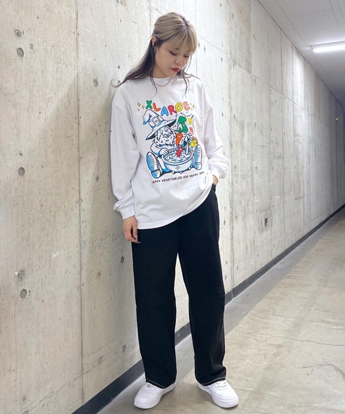 XLARGE（エクストララージ）の「VEGATABLE L/S TEE（Tシャツ/カットソー・メンズ・ホワイト/ブラック/ブルー・S/M/L/XL）」の22枚目の写真