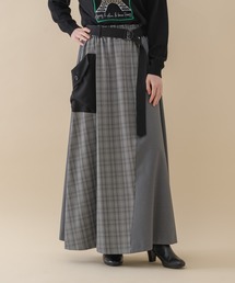 La SRIC | La SRIC チェック切替 ZIP スカート(スカート)