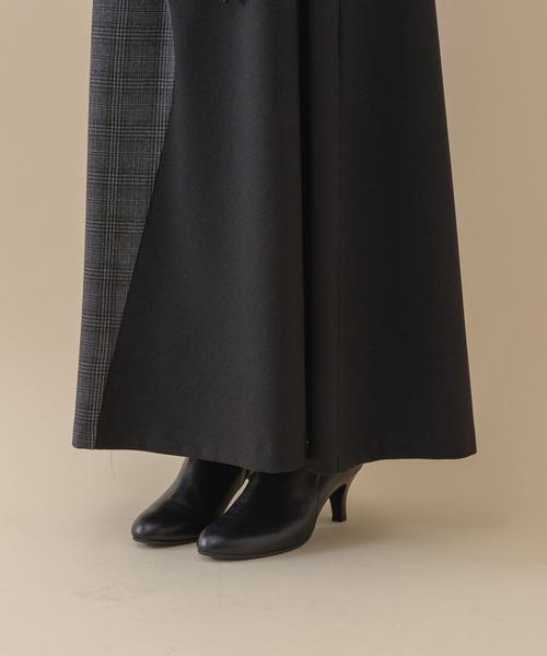 La SRIC（ラスリック）の「La SRIC チェック切替 ZIP スカート（スカート・レディース・グレー/ブラック・FREE）」の13枚目の写真