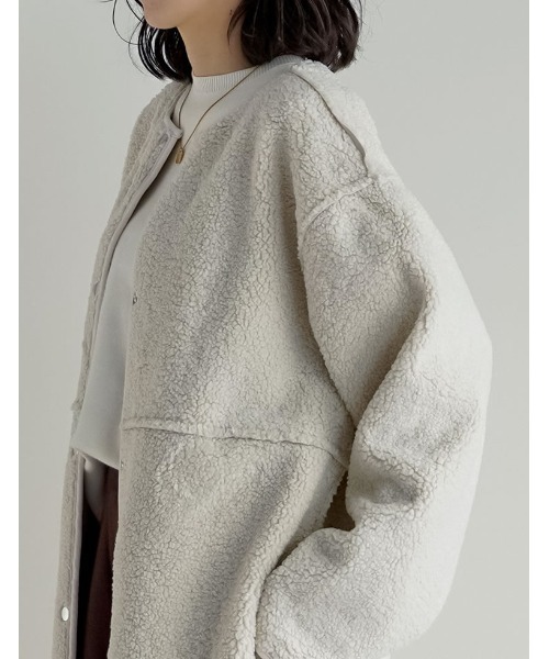 Re:EDIT（リエディ）の「[低身長サイズ有]ダブルフェイスボアフェイク