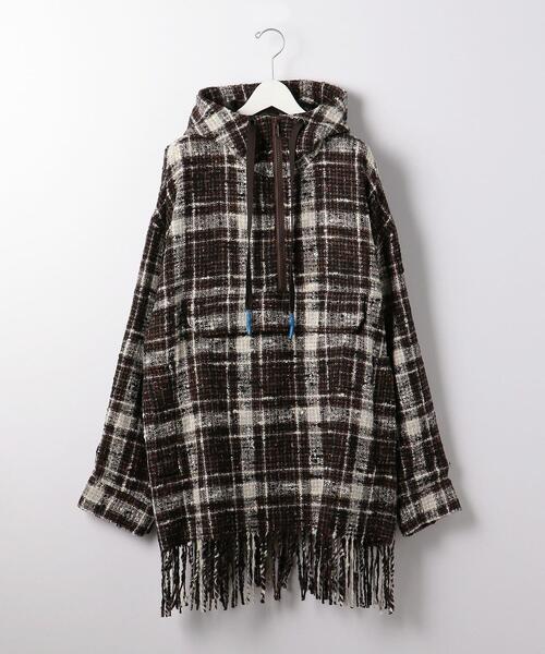 CMMN SWDN(コモンスウェーデン)の「<CMMN SWDN> BIRK FRINGE ANORAK/アノラックパーカー(その他アウター・メンズ・ダークブラウン・46/48)」の1枚目の写真