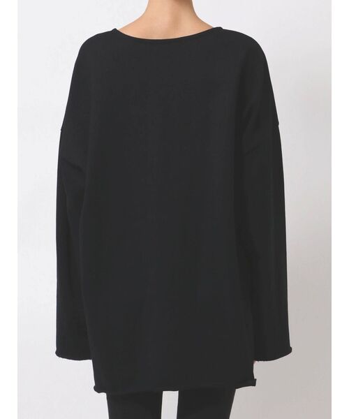 EMODA（エモダ）の「Vネックオーバートップ（Tシャツ/カットソー・レディース・ブラック/ブルー/アイボリー・FREE）」の12枚目の写真