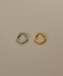muku | 金属アレルギー対応 ペンタゴン型ピアス(両耳用)/サージカルステンレス / 316L(ピアス（両耳用）)
