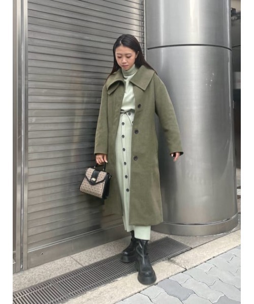 MOUSSY（マウジー）の「MONOGRAM MINI SHOULDER バッグ（ショルダーバッグ・レディース・ライトグリーン/ベージュ/ブラウン・FREE）」の10枚目の写真