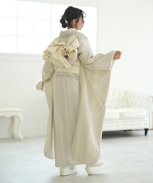 振袖2点セット レース着物＋袋帯（着物）｜utatane（ウタタネ）