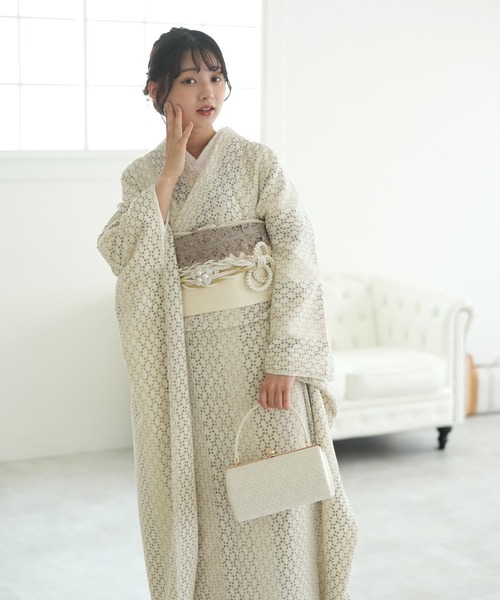 振袖2点セット レース着物＋袋帯（着物）｜utatane（ウタタネ）