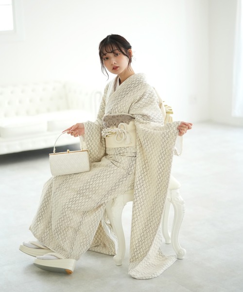 振袖2点セット レース着物＋袋帯（着物）｜utatane（ウタタネ）