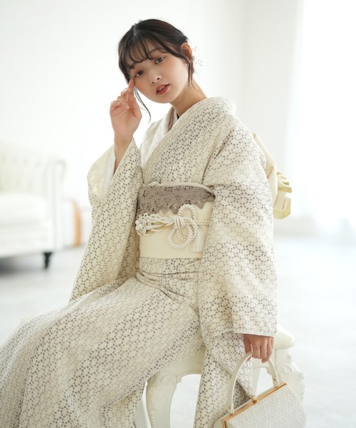 振袖2点セット レース着物＋袋帯（着物）｜utatane（ウタタネ）