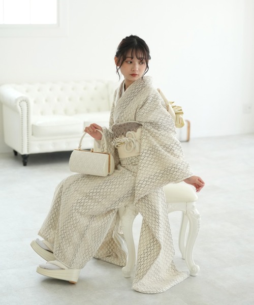 振袖2点セット レース着物＋袋帯（着物）｜utatane（ウタタネ）