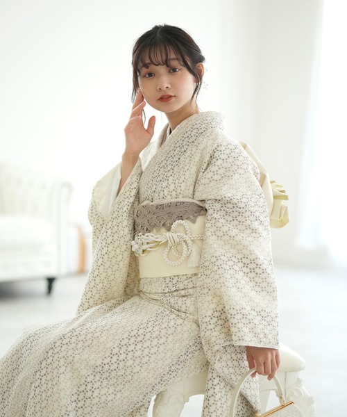 振袖2点セット レース着物＋袋帯（着物）｜utatane（ウタタネ）