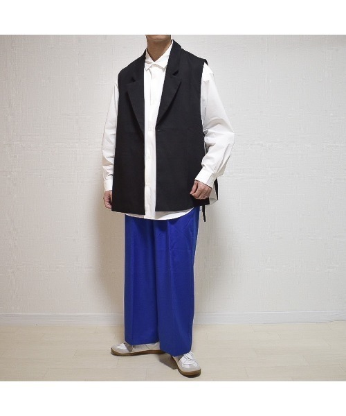 MinoriTY（マイノリティ）の「【MinoriTY】セミフレアシルエット カラースラックス パンツ メンズ 無地 秋服 夏服 ワイドパンツ（スラックス・メンズ・オレンジ/ブルー・M/L）」の3枚目の写真