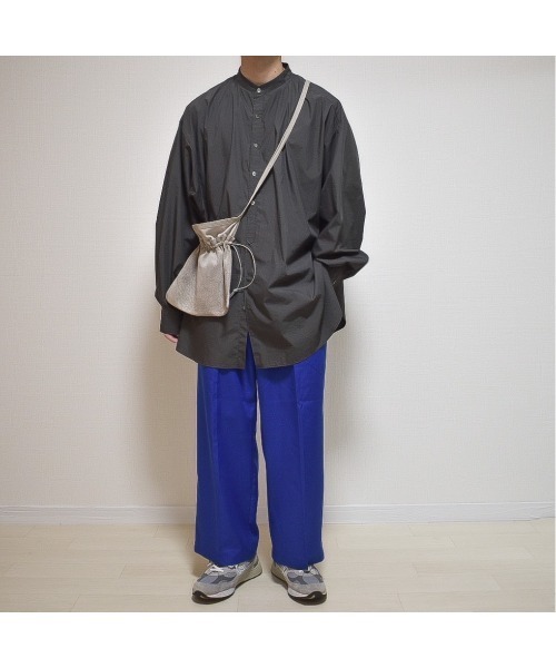 MinoriTY（マイノリティ）の「【MinoriTY】セミフレアシルエット カラースラックス パンツ メンズ 無地 秋服 夏服 ワイドパンツ（スラックス・メンズ・オレンジ/ブルー・M/L）」の9枚目の写真