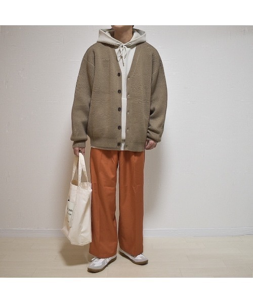 MinoriTY（マイノリティ）の「【MinoriTY】セミフレアシルエット カラースラックス パンツ メンズ 無地 秋服 夏服 ワイドパンツ（スラックス・メンズ・オレンジ/ブルー・M/L）」の14枚目の写真