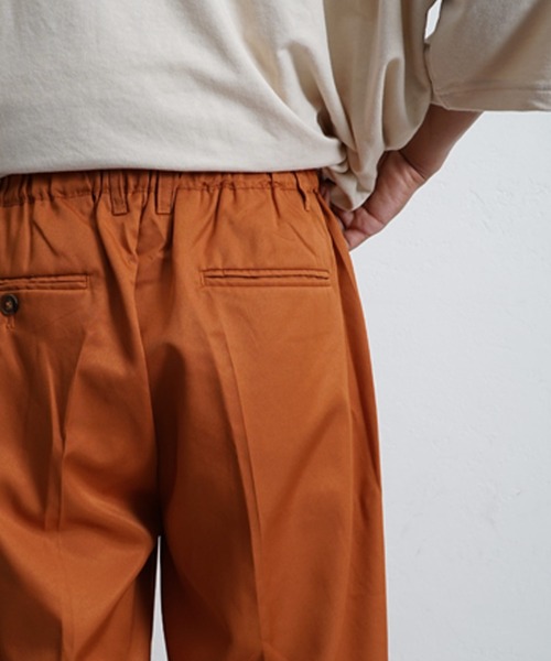MinoriTY（マイノリティ）の「【MinoriTY】セミフレアシルエット カラースラックス パンツ メンズ 無地 秋服 夏服 ワイドパンツ（スラックス・メンズ・オレンジ/ブルー・M/L）」の22枚目の写真