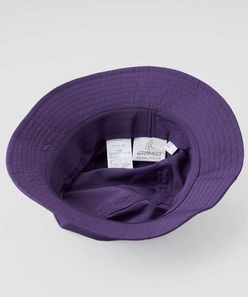 Gramicci（グラミチ）の「【GRAMICCI/グラミチ】 KIDS SHELL BUCKET HAT / シェルバケットハット（ハット・キッズ・ブラック/ベージュ/ネイビー/パープル・FREE）」の6枚目の写真