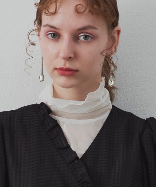 J1U by LA BELLE ETUDE（ジユウバイラベルエチュード）の「ビジュラインピアス（ピアス（両耳用）・レディース・シルバー・FREE）」の9枚目の写真