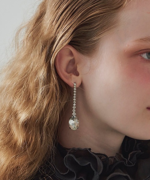 J1U by LA BELLE ETUDE（ジユウバイラベルエチュード）の「ビジュラインピアス（ピアス（両耳用）・レディース・シルバー・FREE）」の11枚目の写真