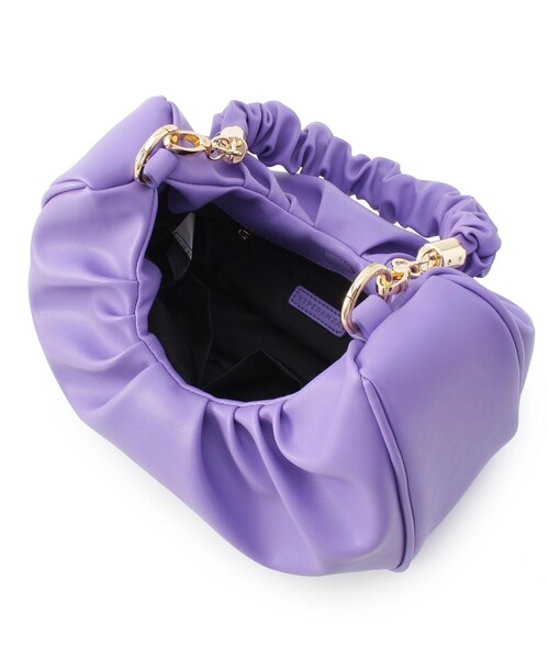 ESPERANZA(エスペランサ)の「【3WAY】パールハンドルバッグ(ショルダーバッグ・レディース・アイボリー/パープル系・FREE)」の8枚目の写真