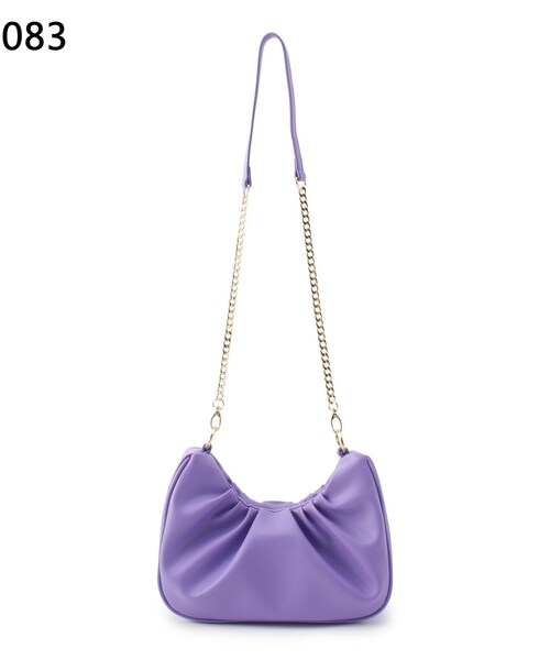 ESPERANZA(エスペランサ)の「【3WAY】パールハンドルバッグ(ショルダーバッグ・レディース・アイボリー/パープル系・FREE)」の16枚目の写真