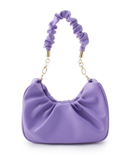 ESPERANZA(エスペランサ)の「【3WAY】パールハンドルバッグ(ショルダーバッグ・レディース・アイボリー/パープル系・FREE)」の3枚目の写真