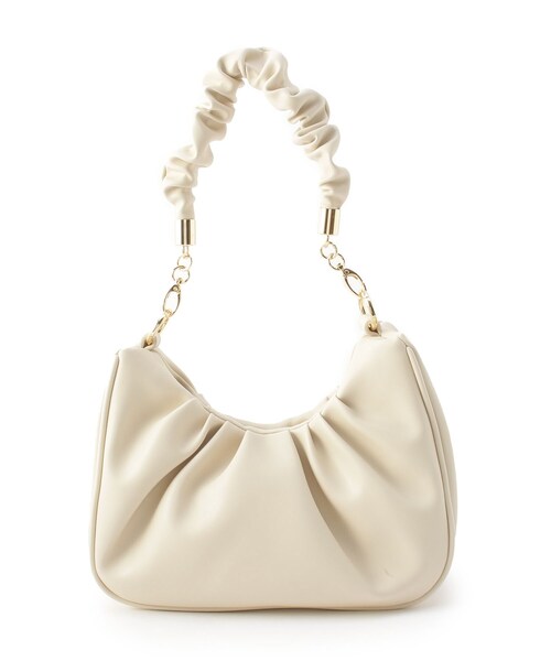 ESPERANZA(エスペランサ)の「【3WAY】パールハンドルバッグ(ショルダーバッグ・レディース・アイボリー/パープル系・FREE)」の4枚目の写真