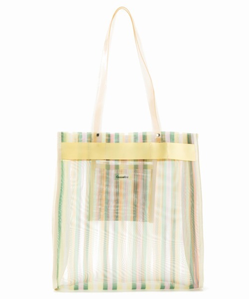 Casselini（キャセリーニ）の「Casselini(キャセリーニ)プリントチュールトート（トートバッグ・レディース・オレンジ/ブルー/グリーン・FREE）」の11枚目の写真
