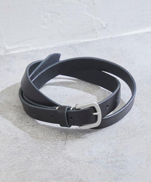 coen(コーエン)の「栃木レザーベルト20mm(ベルト・レディース・ダークブラウン/ブラウン/ブラック・FREE)」の1枚目の写真