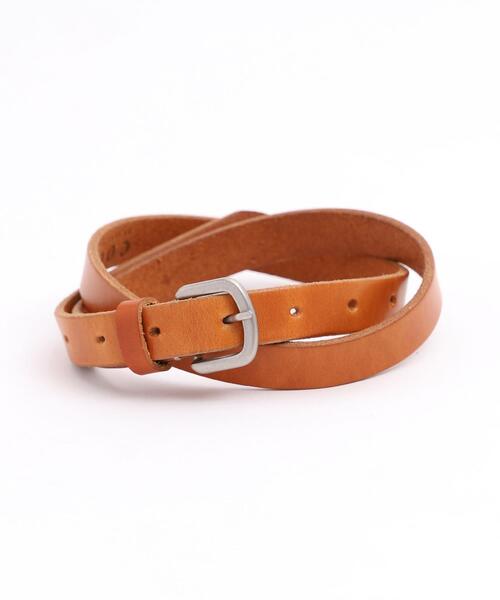 coen(コーエン)の「栃木レザーベルト20mm(ベルト・レディース・ダークブラウン/ブラウン/ブラック・FREE)」の8枚目の写真