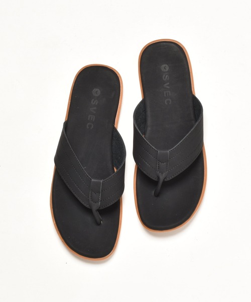 SVEC（シュベック）の「クラシック トングサンダル（サンダル・メンズ・ベージュ系その他/ブラック・41/42/43/44/40）」の9枚目の写真