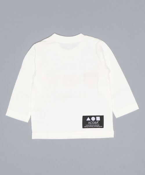 ACOBA（ACOBA）の「動物仕掛長袖Ｔシャツ（Tシャツ/カットソー・キッズ・ホワイト/イエロー・90/100/110/120/80/130/95）」の3枚目の写真