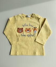 動物仕掛長袖Tシャツ