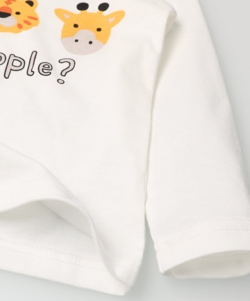 ACOBA（ACOBA）の「動物仕掛長袖Ｔシャツ（Tシャツ/カットソー・キッズ・ホワイト/イエロー・90/100/110/120/80/130/95）」の6枚目の写真