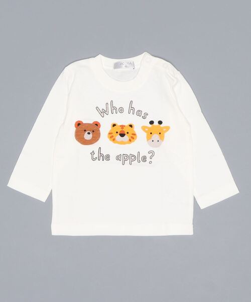 ACOBA（ACOBA）の「動物仕掛長袖Ｔシャツ（Tシャツ/カットソー・キッズ・ホワイト/イエロー・90/100/110/120/80/130/95）」の11枚目の写真