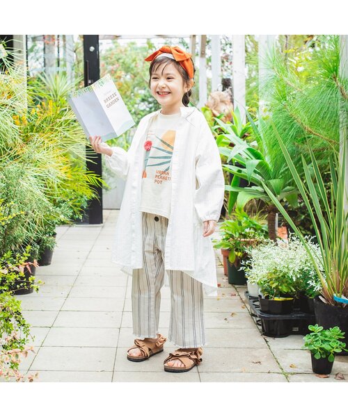 BREEZE（ブリーズ）の「フリルサンダル（サンダル・キッズ・オレンジ/キャメル・18/17/19/15 /14/16）」の3枚目の写真