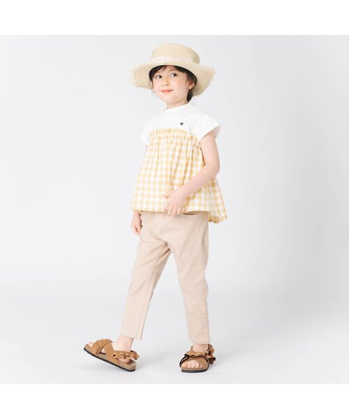 BREEZE（ブリーズ）の「フリルサンダル（サンダル・キッズ・オレンジ/キャメル・18/17/19/15 /14/16）」の4枚目の写真