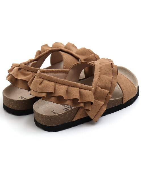 BREEZE（ブリーズ）の「フリルサンダル（サンダル・キッズ・オレンジ/キャメル・18/17/19/15 /14/16）」の11枚目の写真