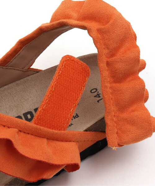BREEZE（ブリーズ）の「フリルサンダル（サンダル・キッズ・オレンジ/キャメル・18/17/19/15 /14/16）」の14枚目の写真