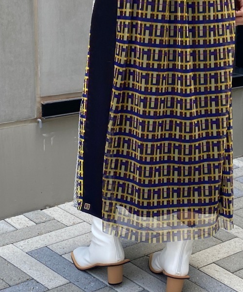 NAKAGAMI（ナカガミ）の「NAKAGAMI(ナカガミ) CHECK SKIRT/チェック