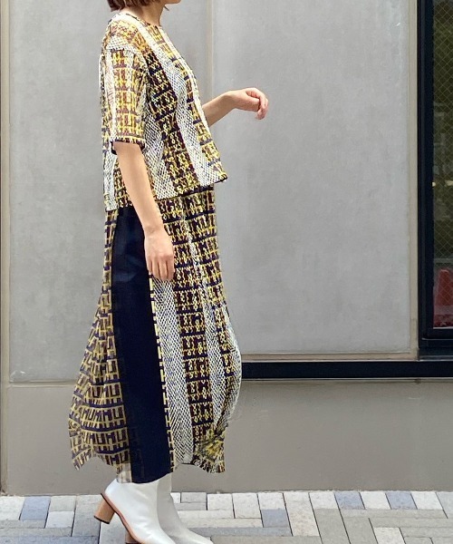 NAKAGAMI（ナカガミ）の「NAKAGAMI(ナカガミ) CHECK SKIRT/チェック