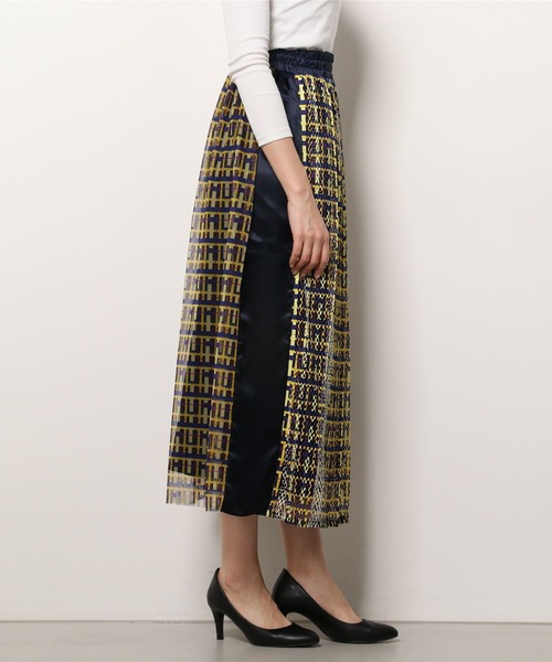 NAKAGAMI（ナカガミ）の「NAKAGAMI(ナカガミ) CHECK SKIRT/チェック