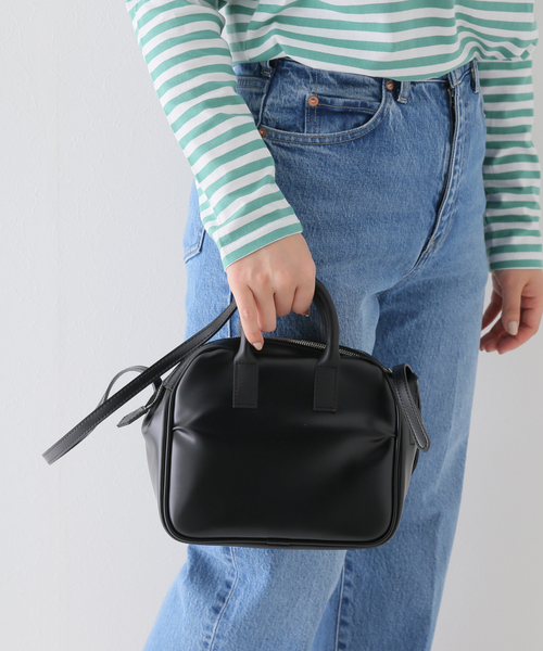 SLOBE IENA（スローブイエナ）の「【PIENI/ピエニ】 ミニボストンバッグ◆（ボストンバッグ・レディース・ブラック・FREE）」の13枚目の写真