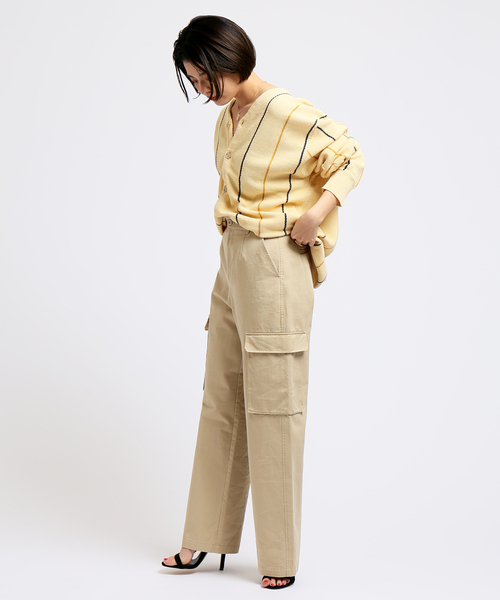B.C STOCK（ベーセーストック）の「H/TCOTTON カーディガン（カーディガン/ボレロ・メンズ・ネイビー/サックスブルー/イエロー・MEDIUM/LARGE）」の5枚目の写真