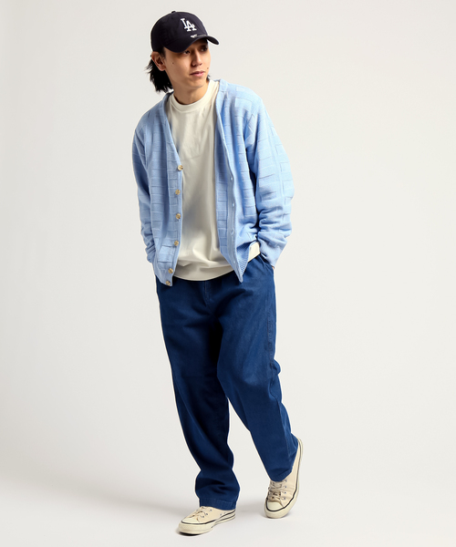 B.C STOCK（ベーセーストック）の「H/TCOTTON カーディガン（カーディガン/ボレロ・メンズ・ネイビー/サックスブルー/イエロー・MEDIUM/LARGE）」の10枚目の写真